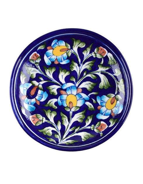 Blue Pottery Hand-Made Plate