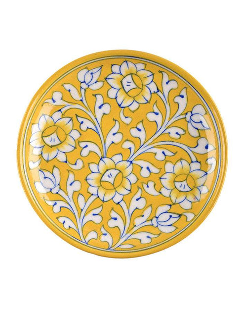 Blue Pottery Hand-Made Plate