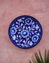 Blue Pottery Hand-Made Plate