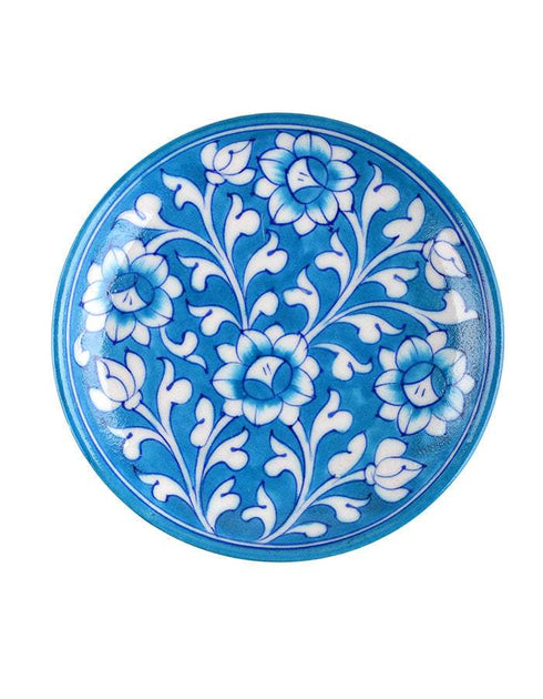Blue Pottery Hand-Made Plate