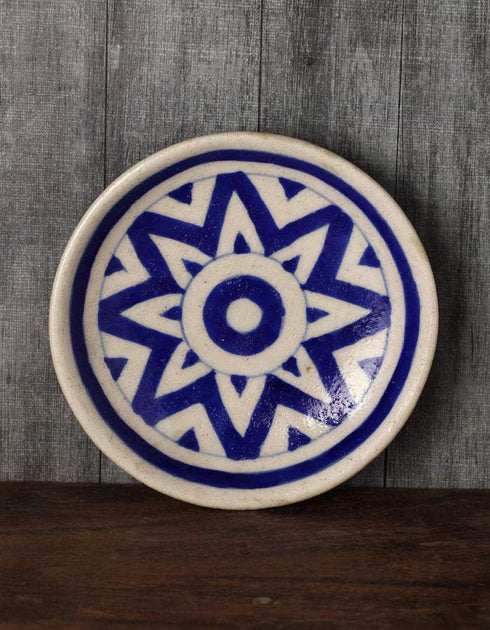 Geometrical Floral Motif Plate 5 (Inch)