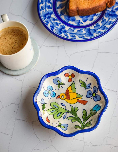 Melon Plate 5 Bird Design