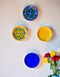 Blue Pottery Decorative Plate 5 Inch (Set of 4)