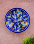 Blue Pottery Hand Painted Plate