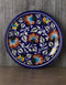 Decorative Blue Pottery Wall Hanging 8 inch Plate