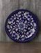 Blue Pottery Decorative Plate with traditional motifs