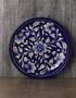 Blue Pottery Decorative Plate with traditional motifs