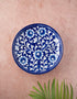 Hand Made Blue Pottery Plate