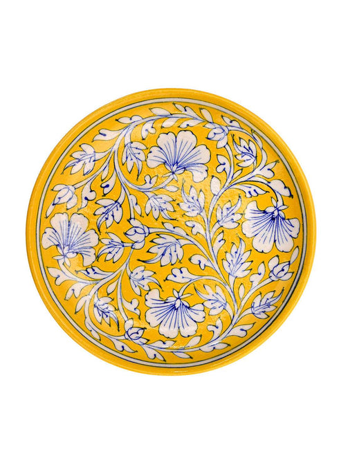Blue Pottery HandMade Wall Plate
