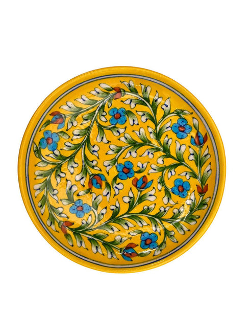 Blue Pottery HandMade Wall Plate