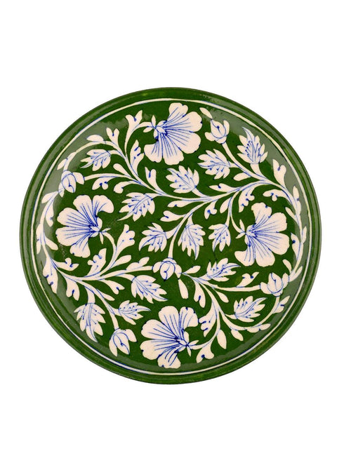 Blue Pottery HandMade Wall Plate