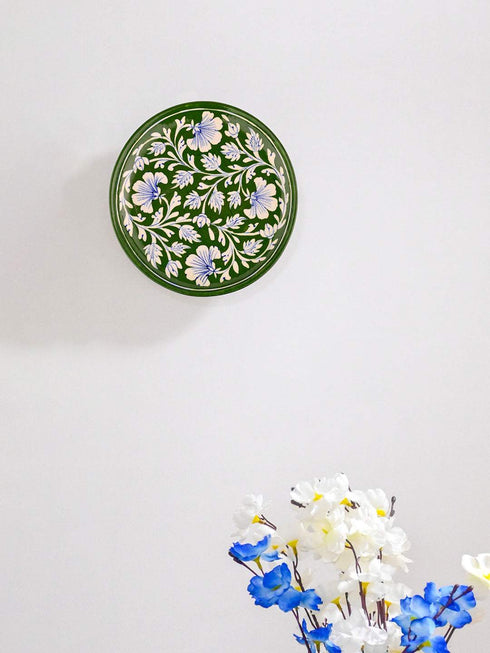 Blue Pottery HandMade Wall Plate