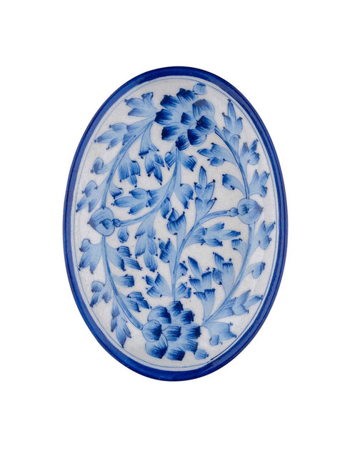 Oval Plate With Wooden Hanger & T-light