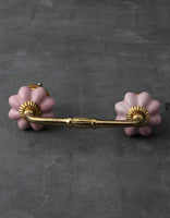 Pink Flower Cabinet or Drawer Pull