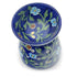 Jaipur Blue Pottery Aroma Oil Diffuser in Blue Base With Turquoise Floral Motifs Big