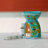Jaipur Blue Pottery Aroma Oil Diffuser in Turquoise Base With Yellow Floral Motifs Big