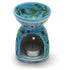 Jaipur Blue Pottery Aroma Oil Diffuser in Turquoise Base With Yellow Floral Motifs Big