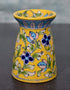 Blue Pottery Oil Burner Small Yellow Colour