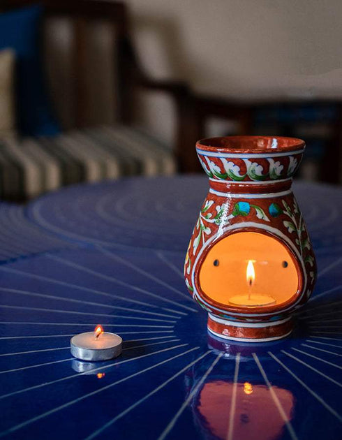 Blue Pottery Handmade Aroma Oil Diffuser