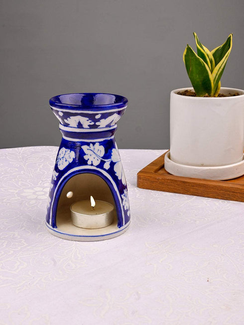 Blue Pottery Handmade Aroma Oil Diffuser Small