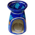 Jaipur Blue Pottery Aroma Oil Diffuser Small in Blue Base With Multi floral Design