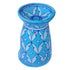 Jaipur Blue Pottery Handmade Aroma Oil Diffuser Small in Turquoise & White Geometrical Design