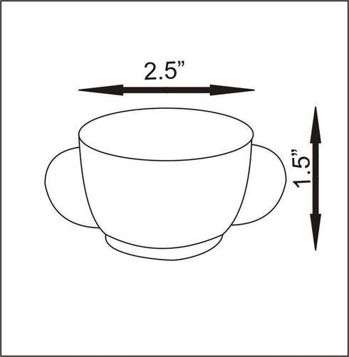 Blue Pottery Kitchen Planter White Base Blue Flower