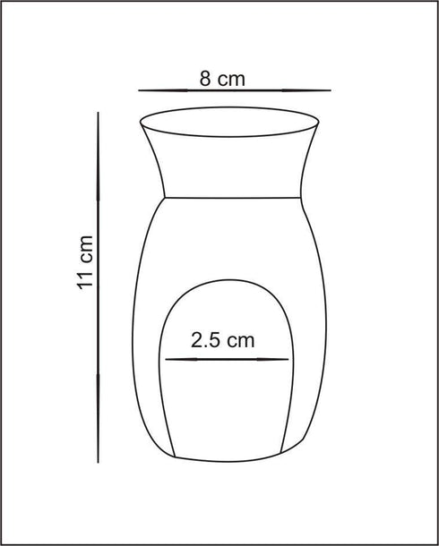 Blue Pottery Handmade Aroma Oil Diffuser Small