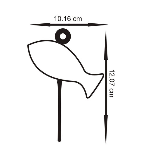 Blue Pottery Iron Wall Hook