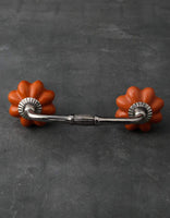 Orange Flower Cabinet or Drawer Pull