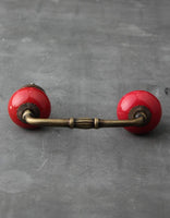 Red Colored Cabinet or Drawer Pull