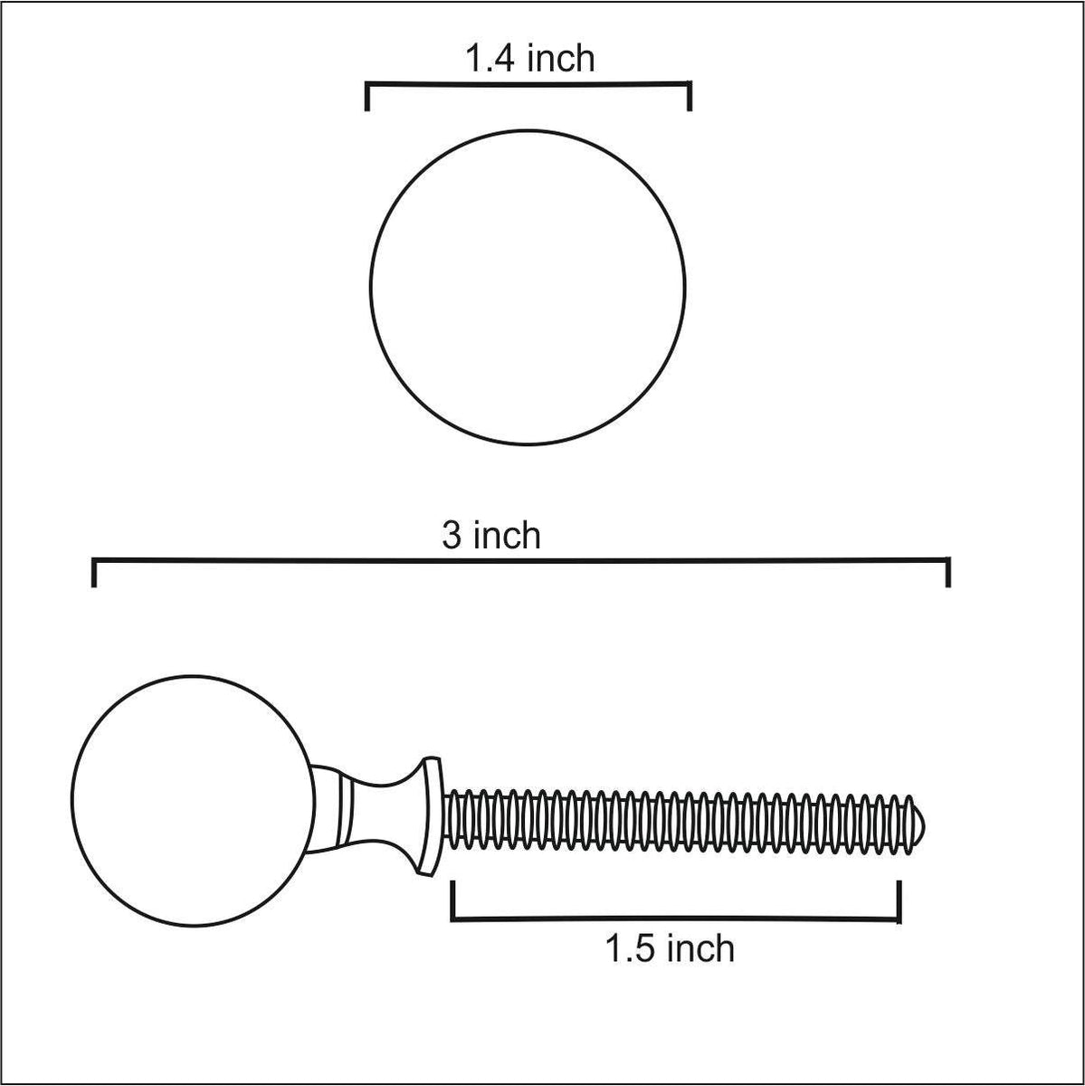 Round Metal Cabinet Knob – NEERJA INTERNATIONAL INC
